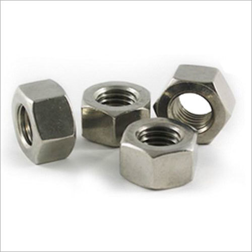 Hex Nut - Steel Any Size Rust Resistant | Polished Finish Hex Head Type 10 Grams Weight Ideal for Industrial Fitting Use