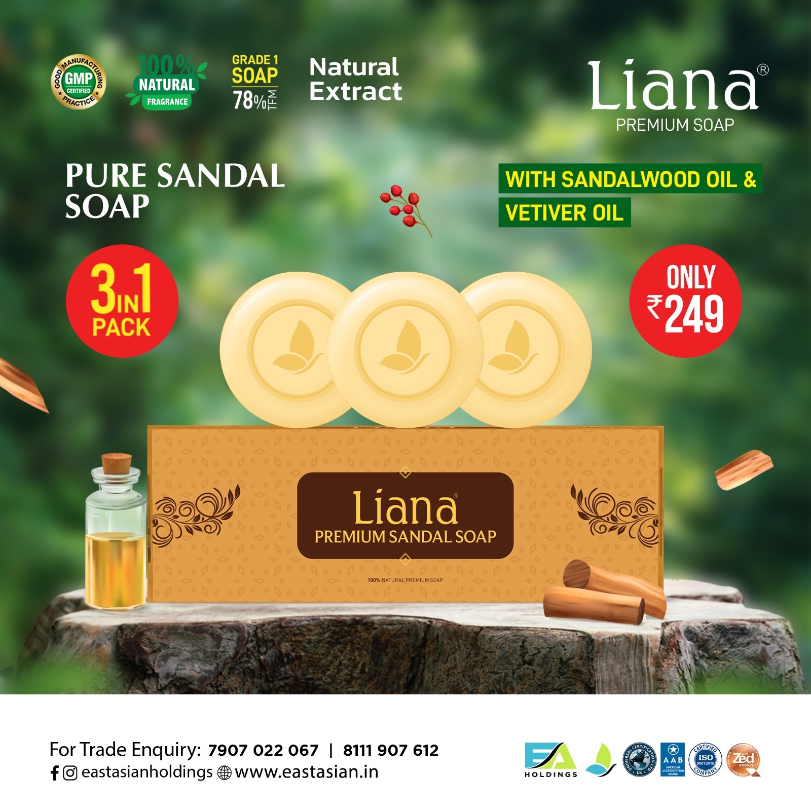 LIANA PREMIUM SANDAL SOAP