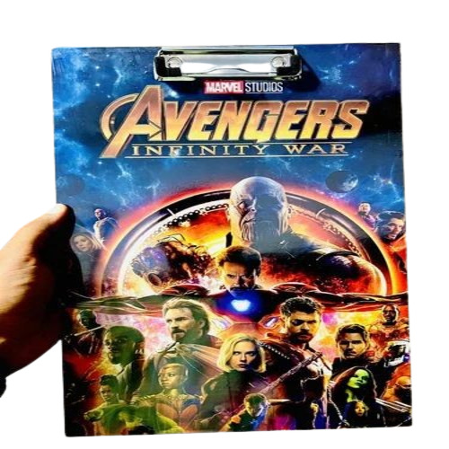 Plastic Clip Board - 13.5 x 9.5 Inch | Fancy Rectangular Design, Ideal for Schools and Offices