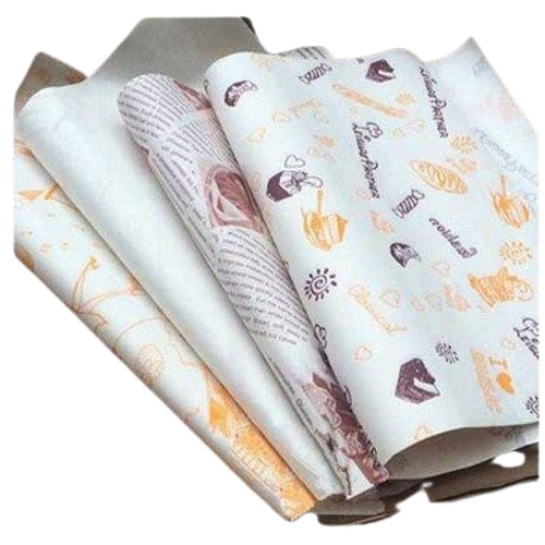 Printed Butter Paper - Multi Color, Less Than 80 GSM | Eco-Friendly, Anti Rust, Moisture Proof, Waterproof