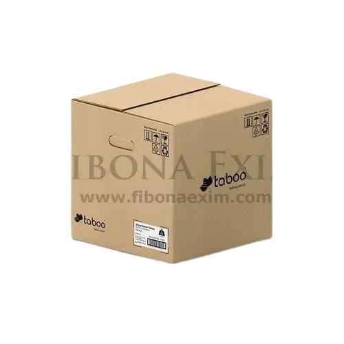 Printed Corrugated Packaging Box - Brown Paper Material | Ideal for Apparel, Electronics, Food, Gift & Crafts