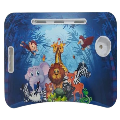 Printed Folding Study Table - 23''x15''x9.5'' Inch, Multicolor Wood Design | Modern, Durable, No Assembly Required, Ideal for Study and Laptop Use