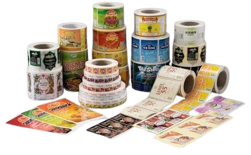 Printed Sticker Labels - Paper Material, Multi Color Design | Vibrant Printed Stickers for All Your Labeling Needs