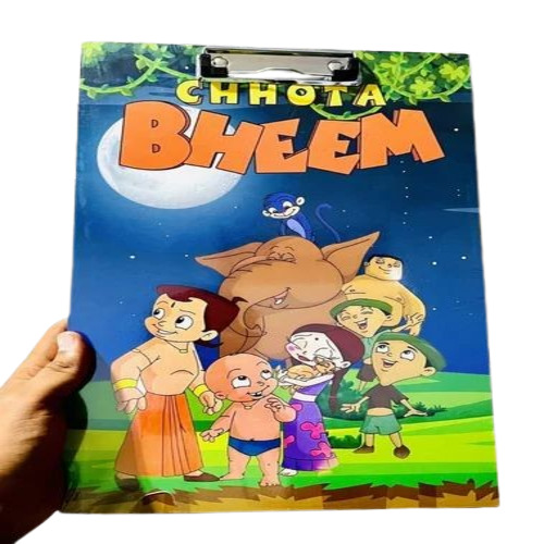 School Exam Clip Board - Plastic, 13.5 x 9.5 Inch | Fancy Design, Rectangular Shape, Versatile for Office and School Use