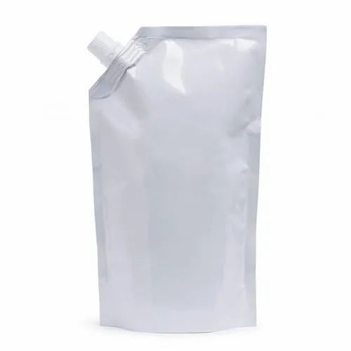 Spout Pouch - Eco-Friendly Durable Design | 3-Side Seal Air Consumption White Color Ideal for Versatile Packing Solutions
