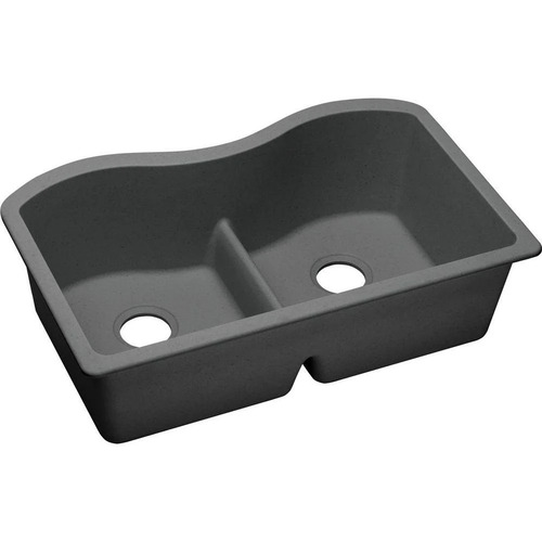 Stainless Steel Quartz Kitchen Sink - Color: Black