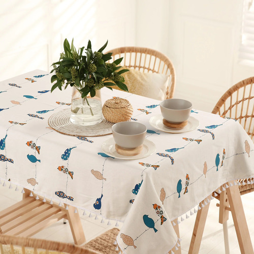 Table Linen Fabric - 100% Linen, Various Colors, Dyed Texture | Durable Washable Casual Style with Applique and Anti-Aging Feature