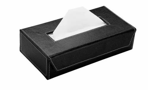 Tissue Paper Packaging Box - Multi-Color Printed Rectangular Design Black Paper Material | Ideal for Versatile Packaging Solutions