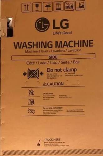 Washing Machine Packaging Box - Cardboard 400x180x320 Inches Brown Color Triple Wall 7 Ply 40 Kg Capacity Custom Printed Gloss Coated