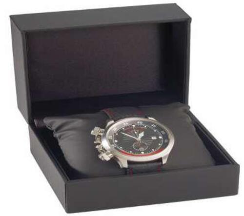 Wrist Watch Packaging Box - Wood Material Square Shape Multi Color Design | Eco-Friendly Printed Finish Stylish & Unique Presentation