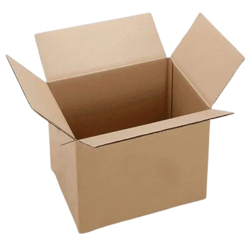 3 Ply Corrugated Packaging Boxes - Cardboard, 12x10x4 inches, Brown | Rectangular Design for Apparel, Electronics, Food, Gift & Crafts