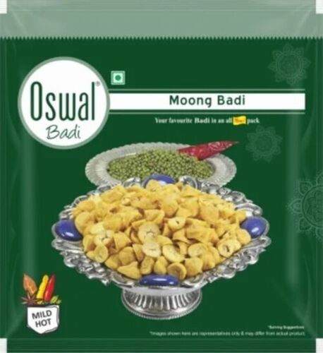 Moong Dal Badi - 400g Packet, Organic Mung Beans with Masala, 100% Pure, Yellow Color, Shelf Life: 3 Months