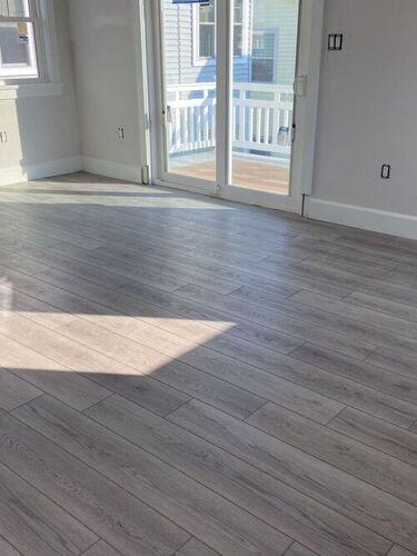 Eco Friendly Spc Flooring - Color: Gray - Toned Wood