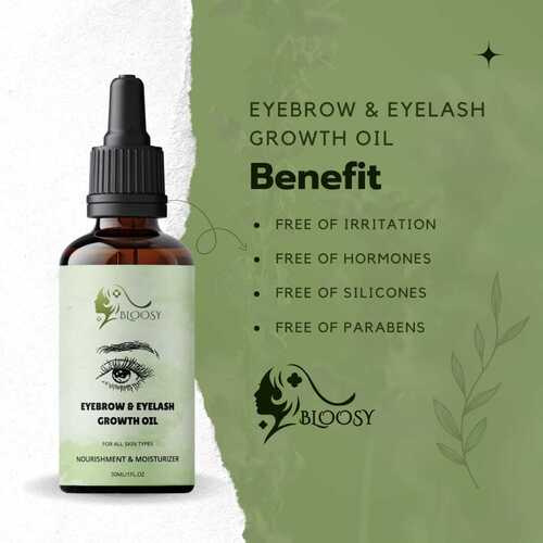 Eyebrow And Eyelash Growth Oil - Color Code: Black