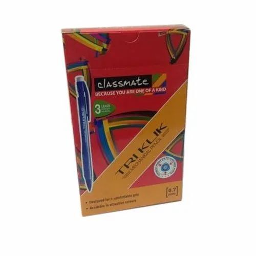 Pen Packaging Box - Paper, Rectangular, Multi Color, 5 mm Thickness | Gloss Varnish Surface, Biodegradable, Box Capacity 400 Gram