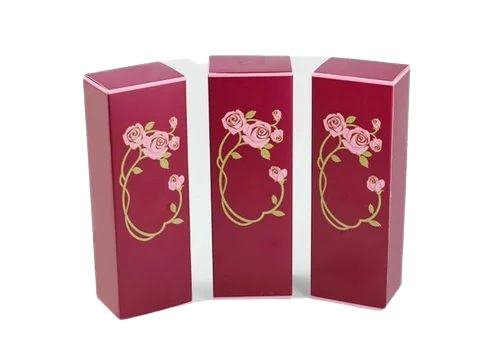 Perfume Packaging Box - Bleached Kraft Paperboard, 270-350 GSM | Straight Tuck End Design, Printed Finish