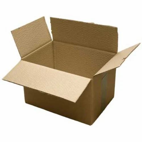 Plain Corrugated Packaging Box - Brown Paper Material | Ideal for Apparel, Electronics, Food, Gifts & Crafts
