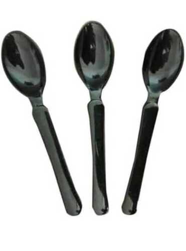 Premium Plastic Spoon - Color: Black