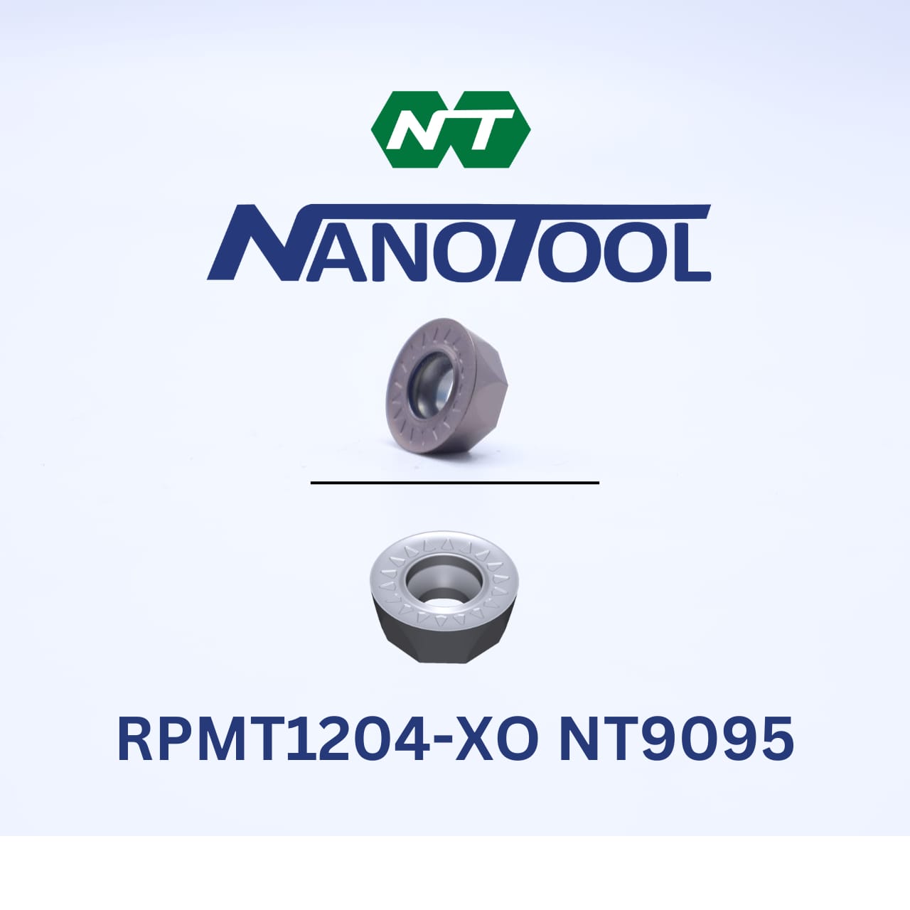 PVD Grade Milling Insert-RPMT1204-XO NT9095