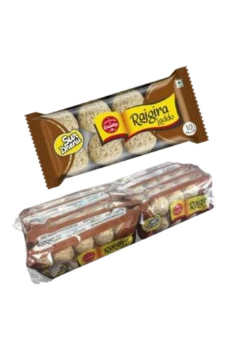 Rajgira Ladoo - Good Quality, White Packet | FSSAI Certified, Sweet Taste, Tasty, Regular Size, 3 Months Shelf Life
