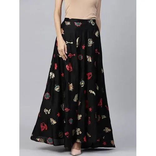 Women Casual Long Skirt - Color: .