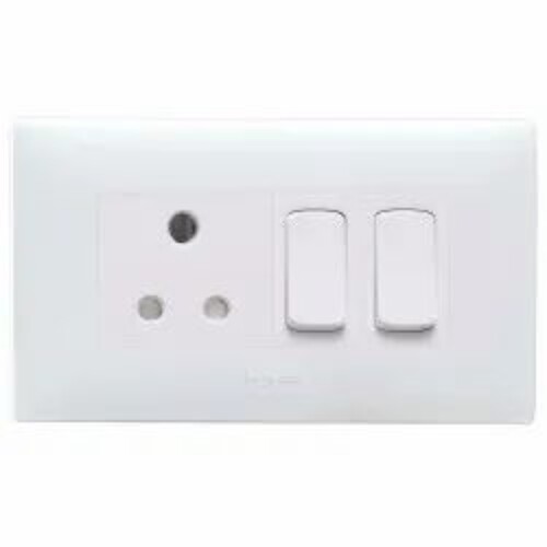 6A White Modular Switches - Contact Resistance: 1 Ohm-Meter  (Î©âM)