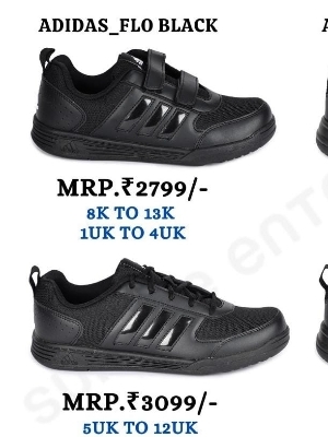 Adidas Shoes - Color: Black & White