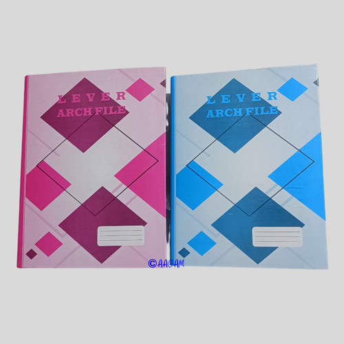 Lever Arch File - Hard Board Cover A4 Size | Durable Design Easy-to-Use Lever Mechanism Reinforced Spine Metal Label Holder