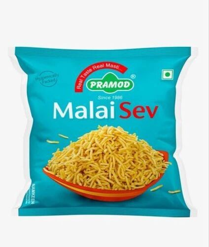 Malai Sev Namkeens - 1 Kilograms Packet | Spicy, Salty, Tasty Snack with 6 Months Shelf Life