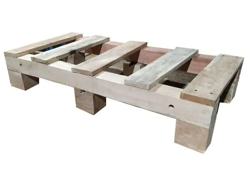 Rectangular Two Ways Wooden Pallet - Material: Bamboo