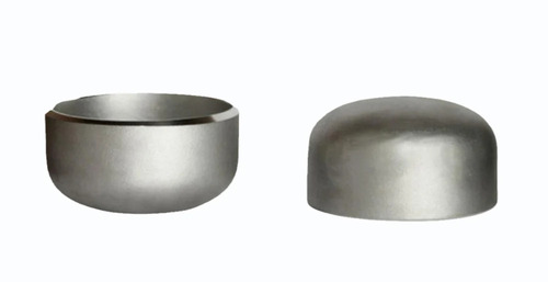 Stainless Steel Tube Cap - Color: Sliver