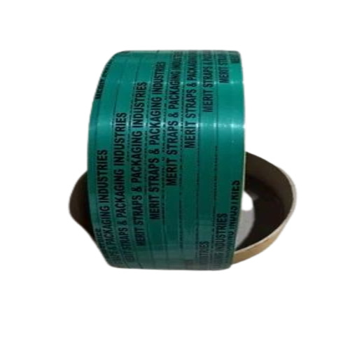 19mm Printed PET Strapping Roll - 100 Meter Length, Green Color | Industrial Application, Customizable Size, Durable Packaging Solution