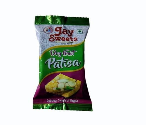 35g Dry Fruit Patisa Sweets - Ghee Made, Sweet Taste, Good Quality | Tasty Treat, 6-Month Shelf Life, Packaged for Freshness