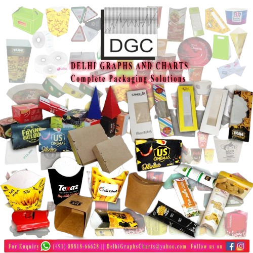 Food Packaging Box - Multi Color Printed Paper Material | Versatile Food Packaging Solution, Eco-Friendly Design