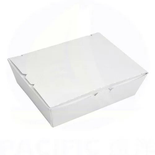 Food Packaging Box - Printed Multi-Color Cardboard | White Color, Versatile Food Storage Solution