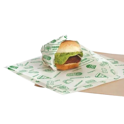 Food Wrapping Paper - Butter Paper, Multi Color | Eco-friendly, Fine Finished, Tear Resistance, Printed Design