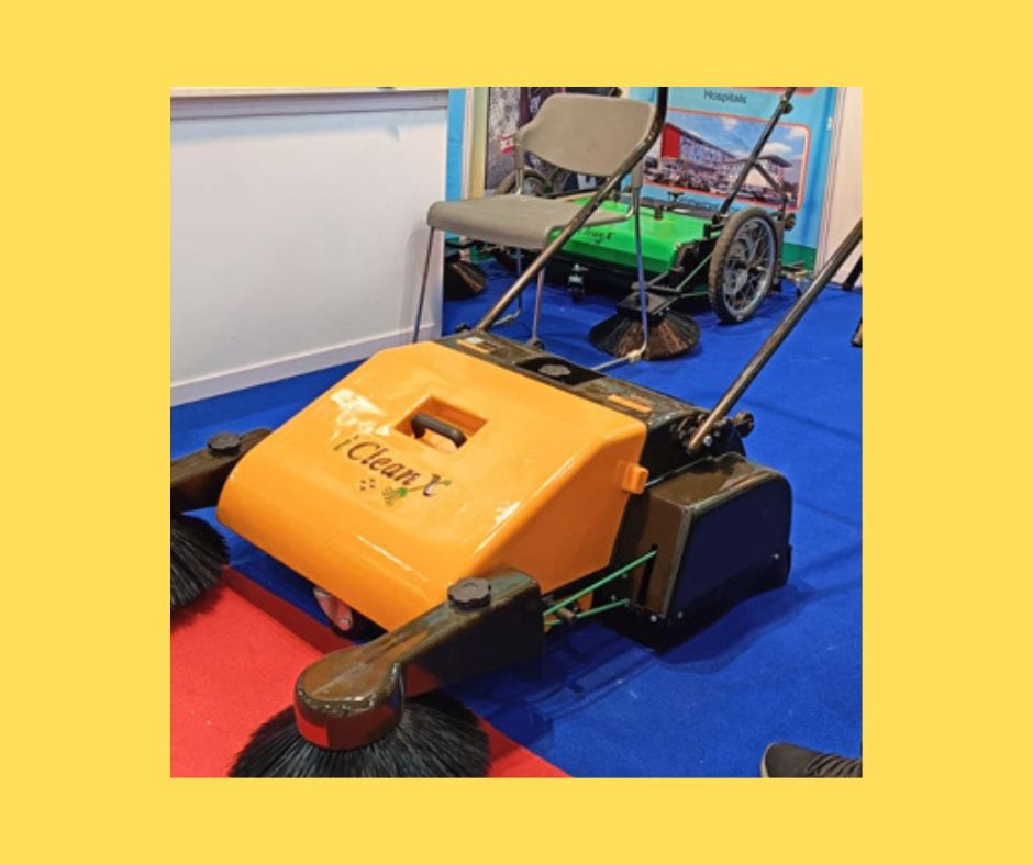 Heavy Duty Manual Sweeper for industrial cleaning