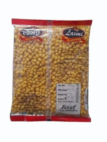 Laxmi Boondi - Regular Size 200 Grams Packet, Yellow Color | Tasty, Salty & Spicy Flavor, 3 Months Shelf Life
