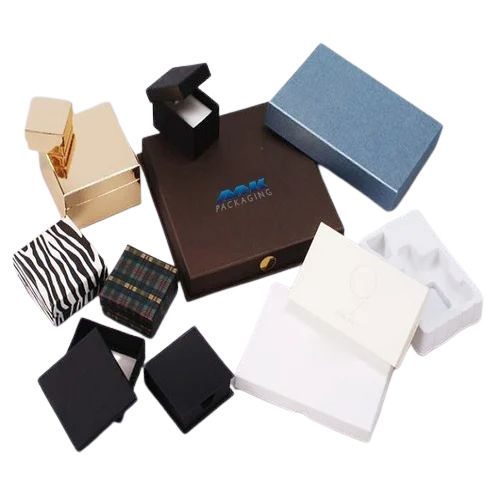 Multipurpose Jewelry Boxes - Paper Material, Multi Color Design | Bio-degradable, Eco-friendly Usage