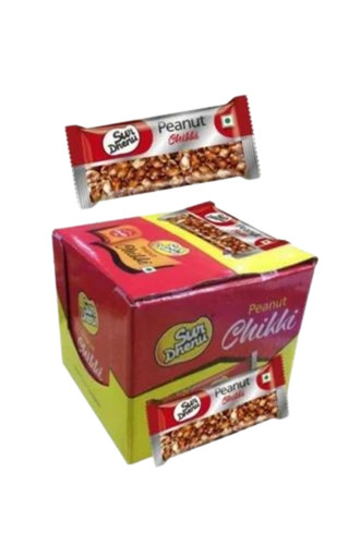 Peanut Chikki - 20 Grams, Sweet Taste, Tasty Snack, 6 Months Shelf Life, FSSAI Certified, Good Packaging by Surdhenu