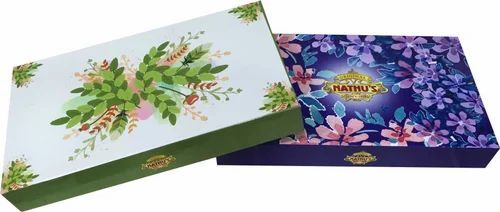 Printed Paper Gift Box - Multi Color Printed Design | Perfect for Stylish Gift Packaging