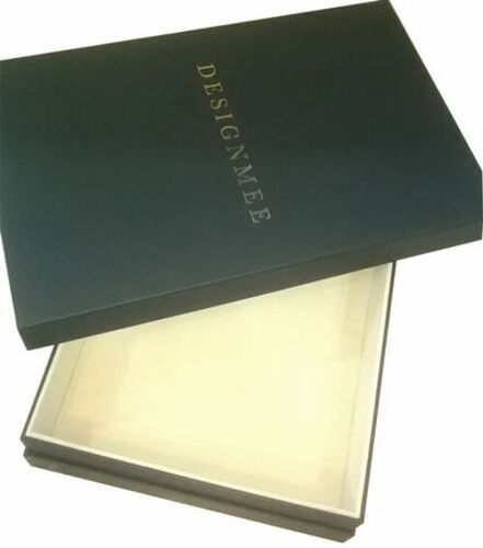 Shirt Packaging Box - Paper Material, Black Color | Printed Design for Stylish Presentation