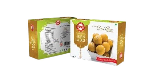 Sweet Packaging Box - Multi Color Printed Paper , Ideal for Gifting and Treats