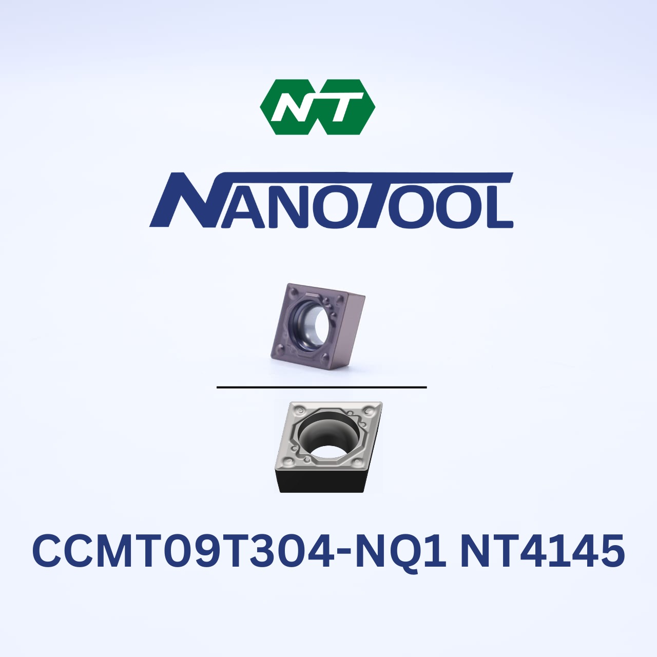 Turning Insert CCCMT09T304-NQ1 NT4145 PVD grade