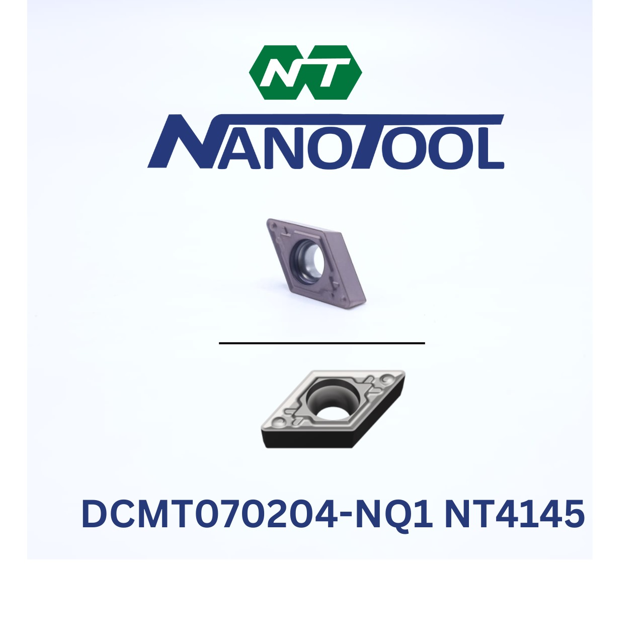 Turning Insert DCMT070204-NQ1 NT4145 PVD grade