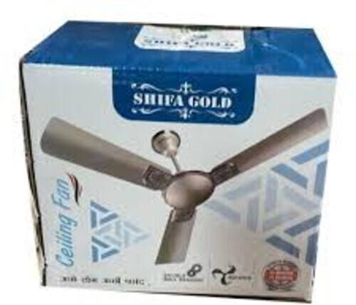 Ceiling Fan Packaging Box - Paper Material, Multi Color Design | Printed Finish for Secure and Attractive Presentation