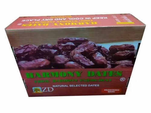 Dry Fruit Packaging Box - Corrugated Paper Material | 8 x 12 Inch Size, Multi Color Design, Printed for Attractive Presentation