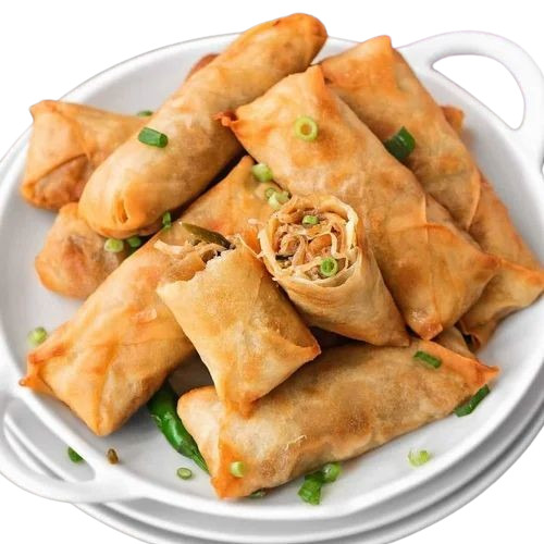 Frozen Chicken Schezwan Spring Roll - Vacuum Pack, Fried Processing, 6 Months Shelf Life | Healthy, Ready To Eat, -18Â°C Storage Temperature