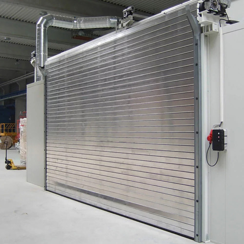 Gear Operated Rolling Shutters - Rust Resistant, Vertical Opening Mode, Polished Exterior Insulation | Automatic and Manual Operation Options