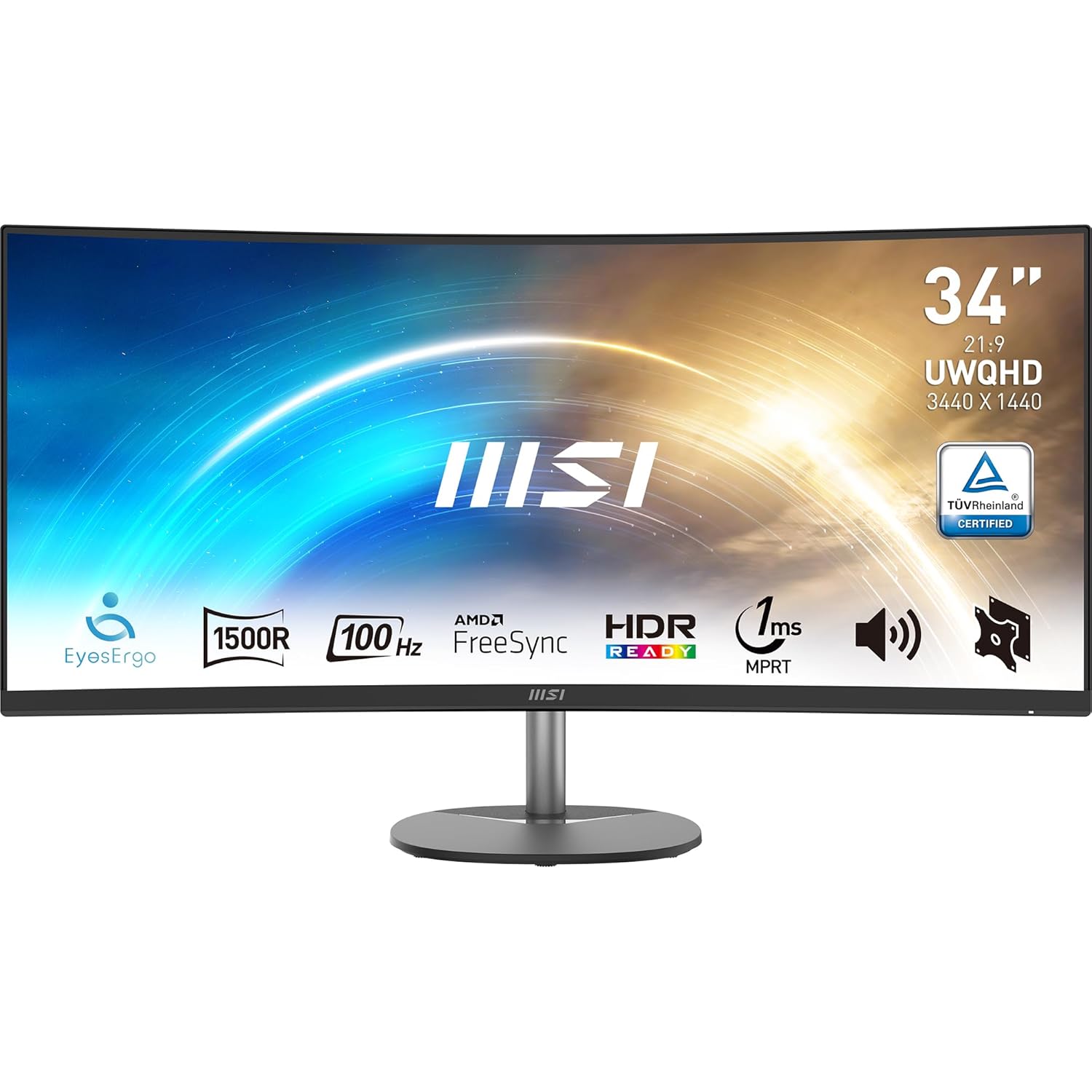 Msi Pro Mp341Cq 34 Inch 2K Uwqhd Computer Monitor - Application: Desktop